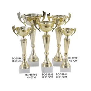 China Professional Metal Trophies Supplier Custom Wholesale Champions League Football Trophy