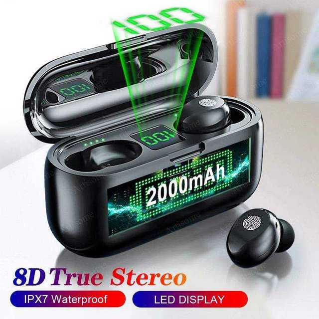 New Original Wireless Earphone BT 5.0 3D F9 Audifono Headphones Earbuds