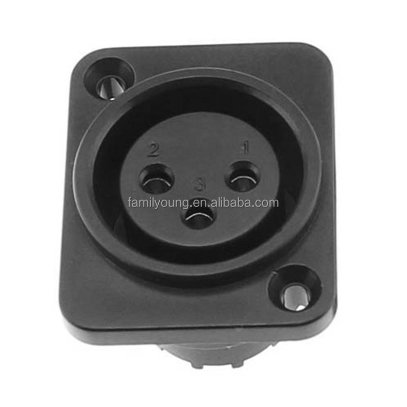 Lot De 2 Connecteurs XLR Femelle 3 Broches – Uxcell Pour Câble Audio
