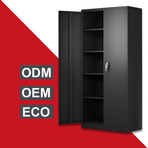 2 Door office file cabinet Filing Cabinet Storage steel filing cabinet with lock 4 tier Metal Cupboard office furni