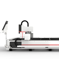 Machine de découpe laser fibre CNC 1500W à prix de gros pour tôles et tubes métalliques, haute vitesse, chargement automatique, nouvelle
