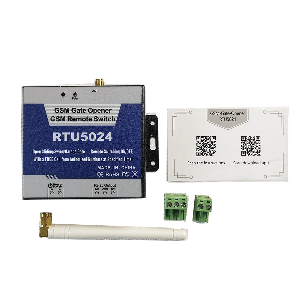 Rtu5024 2G GSM Cổng Mở Tiếp Sức Chuyển Điều Khiển Từ Xa 4G Miễn Phí Cuộc Gọi Cửa Truy Cập Không Dây Cửa Mở