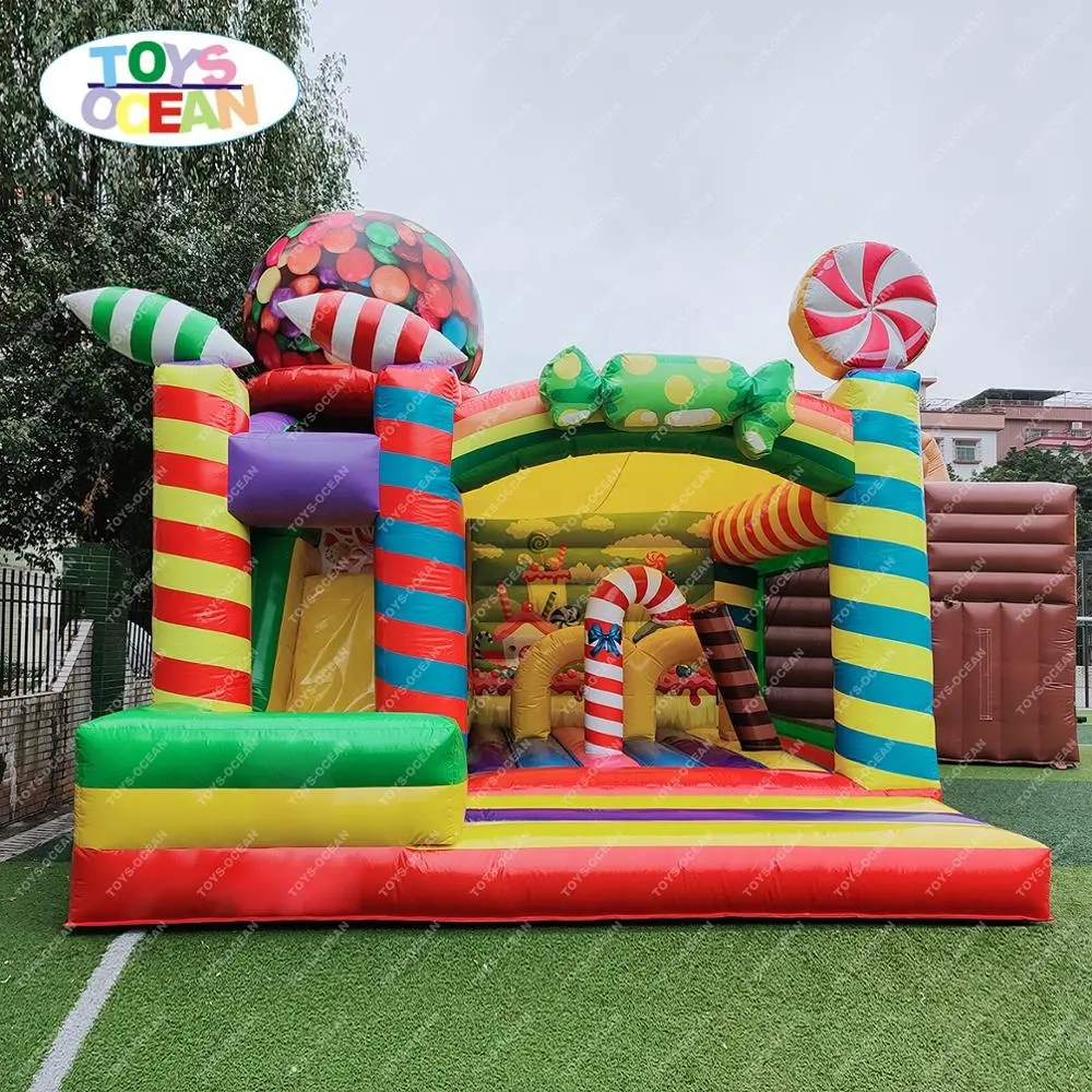 2023 nueva casa inflable de rebote de dulces saltando Moonwalk