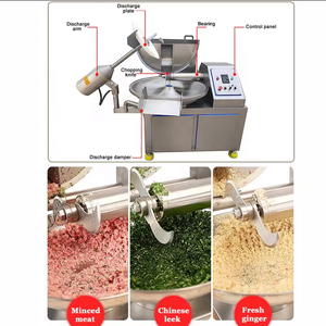 ZEKO Coupe-légumes à grande vitesse 20L 40L 80L 125L 200L en acier inoxydable pour poulet, bœuf, viande, hachoir, mélangeur pour la transformation des aliments - Product Image 6