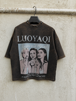 T-shirts personnalisés pour hommes, fabrication sur mesure, impression DTG, t-shirt blanc surdimensionné à col rond, manches courtes, coupe courte et carrée