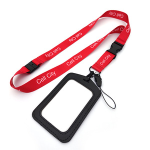 Best Quality Custom Clear ID Name Badge Card Holder with Lanyard Set Waterproof Soft Transparent Cover