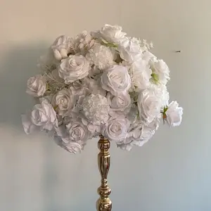 Bola de Casamento de Peças Centrais de Flor Rosa Orquídea Branca Artificial 50cm