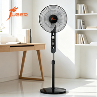 Kipas Pedestal Mekanis 3 Kecepatan Senyap dengan Timer 60 Menit, Kipas Pendingin dengan Ketinggian yang Dapat Disesuaikan untuk Kamar Tidur, Kipas Pedestal 16 Inci