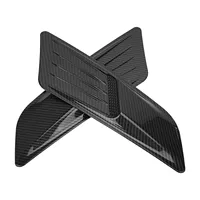 1 Paire de Décorations de Capot Moteur pour Voiture, Panneaux de Ventilation en Forme de Feuille, Petites Couvertures d'Aération, Design de Sortie d'Air