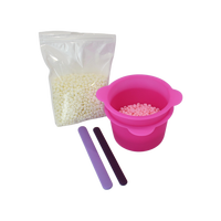 Spatule en silicone de taille personnalisable, bâtonnet d'épilation réutilisable et portable, applicateur et ensemble de bols pour la fonte de cire