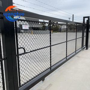 100ft mạ kẽm Đen PVC tráng Chuỗi liên kết hàng rào lốc xoáy dây lưới hàng rào Bảng điều khiển Chuỗi liên kết hàng rào cho trò chơi thể thao - Product Image 6