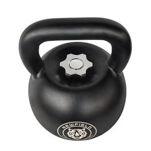 Toptan çelik ayarlanabilir <span class=keywords><strong>Kettlebell</strong></span> <span class=keywords><strong>32kg</strong></span> elektrostatik toz kaplı siyah su ısıtıcısı çan ile 7 adet gümüş krom değişim plakaları - Product Image 4