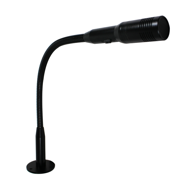 Flexible Installation Wired Dynamic Gooseneck Microphone with Built-in Push-to-talk Button
