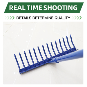 <span class=keywords><strong>Râteau</strong></span> en acier pour jardin, outils à main, nivellement du <span class=keywords><strong>gazon</strong></span>, feuilles, herbe - Product Image 4