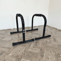 Barres de musculation en métal durables avec poignées antidérapantes pour l'entraînement à domicile de la poitrine et des triceps