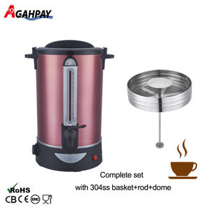 50 tasses top vente robinet facile meilleur <span class=keywords><strong>percolateur</strong></span> à café 10l restauration chaudière à eau chaude urne à thé café - Product Image 6