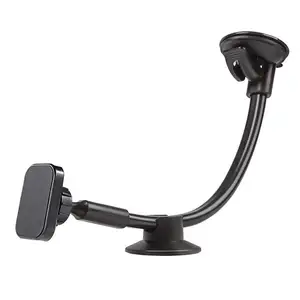 Universal Magnetic Phone Holder Car Long Arm Windshield Dashboard Magnet Car Holder Mount Dock For Phone Mobile Stand For iPhone