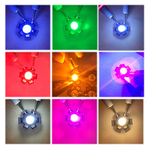 Hoge vermogens 1W <span class=keywords><strong>3W</strong></span> COB LED-<span class=keywords><strong>diode</strong></span> met rode en zwarte draad PCB aluminium printplaat LED-chip lichtbron - Product Image 3