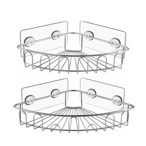 Factory-direct <strong>Bathroom</strong> Wall-mounted Double-tier Paper Wardrobe <strong>Corner</strong> Shelf Set Minimalist Modern Triangular <strong>Storage</strong> <strong>Unit</strong> - Product Image 1