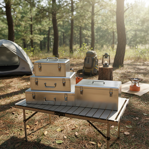 Factory Direct Sale Wasserdichte Edelstahl-PC-Schnalle Klappbare Anschluss dose Metall verteiler kasten Strom verteiler kasten - Product Image 1