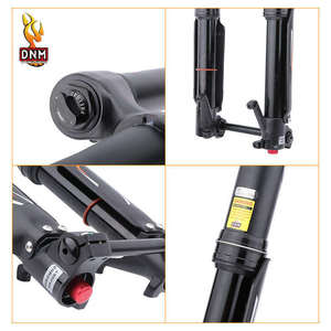 Fourche <span class=keywords><strong>avant</strong></span> DNM USD-6S à double amortisseur hydraulique à contre-coup, <span class=keywords><strong>axe</strong></span> de 110 * 15 mm pour <span class=keywords><strong>VTT</strong></span> 26/27,5 pouces - Product Image 4