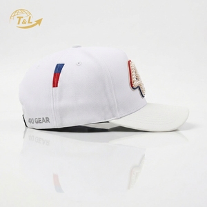หมวกแก๊ปเบสบอล T&L ทรงโค้ง 5 ชิ้น ผ้าฝ้าย 100% ปรับขนาดได้ ติดกระดุมแบบ Snapback ลายนูน/พิมพ์ดิจิทัล สำหรับผู้ใหญ่ทุกเพศ หลายสไตล์ - Product Image 5