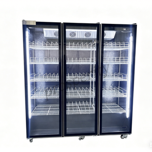 Enfriador de Bebidas Comercial de 3 Puertas de Vidrio, Refrigerador Vertical para Exhibición de Cerveza, Vino y Bebidas, para Supermercado, Bar, <span class=keywords><strong>Restaurante</strong></span> - Product Image 6