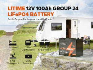 Литиевая аккумуляторная батарея LiFePO4 12 В, 100 А/ч, 24 дюйма - Product Image 6