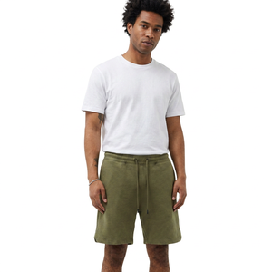 Shorts en jean pour hommes, personnalisés, écologiques, style streetwear, avec logo frontal et impression sérigraphiée, vente en gros - Product Image 1