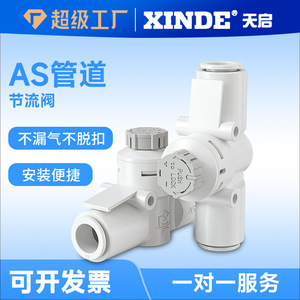 Vanne de régulation de débit de tuyau As1002f 04a 3/8 po pour eau à température normale, usage général - Product Image 5