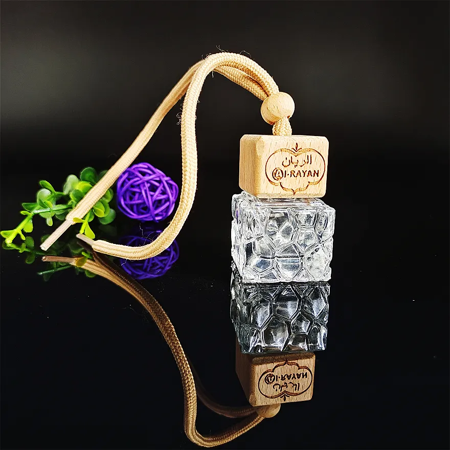 FACTORY Car Perfume 2ml 3ml 5ml Perfume Pendant Empty Hanging Glass Diffuser Car Perfume Bottle