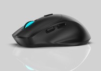 Mouse Optik Nirkabel Ergonomis OEM Senyap 2.4Ghz BT Antarmuka USB 1600 DPI 6 Tombol Dua Tangan Bertenaga Baterai