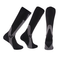 Vente directe d'usine, chaussettes de compression sportives, chaussettes de basketball, de football, chaussettes de sport hautes jusqu'au genou, chaussettes de fitness, chaussettes antidérapantes