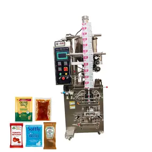 Máquina automática de enchimento de sachês de óleo para shampoo, saquinhos pequenos de líquidos, máquina de embalagem de 10-500 gramas