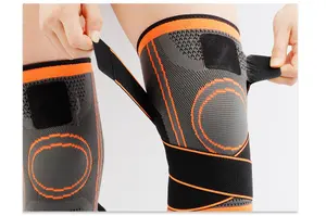 Customized Adjustable Compression Sports Knee Brace Knee Pad For Running Hiking Exercising