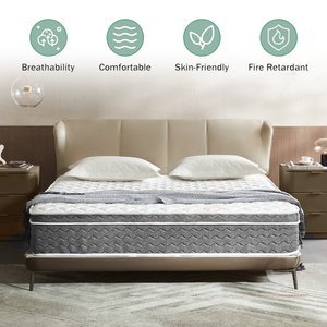 Materasso Comfort con Molle Insacchettate Indipendenti, Memory Foam <span class=keywords><strong>e</strong></span> Lattice Ibrido <span class=keywords><strong>per</strong></span> Camera da Letto - Product Image 1