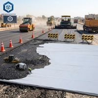 Tissu géotextile de drainage thermocollé pour la construction civile au Pérou