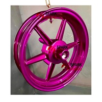 Revêtements en poudre fluorescente effet super chrome Rainbow Blue T034J : Or, Fumé, Gris, Bleu, Rouge, Rose, Violet, Cuivre