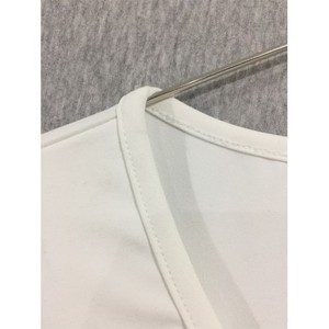 Sublimation Blank <strong>White</strong> Casual Cured Hem T-<strong>shirt</strong> <strong>Dress</strong> for <strong>Women</strong> - Product Image 2