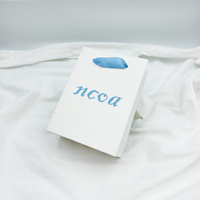 Sacs en papier de luxe pour boutique, avec logo de marque imprimé, sacs cadeaux en papier blanc personnalisés avec poignées en ruban