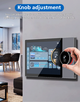 Panneau de commande tactile intelligent Anjielo 10 pouces, aluminium, Smart Life Zigbee pour amplificateur mural WiFi, passerelle Zigbee, télécommande