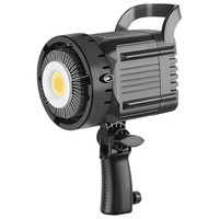 Éclairage Studio Photo/Vidéo Continu COB 100W Lumière du Jour avec Affichage Numérique et Télécommande, Haute Puissance
