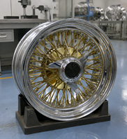Jantes à rayons Gold Steer Wire 13x7 14-26 pouces 5x112/5x120/5x114.3/5x110/5x108 4x4
