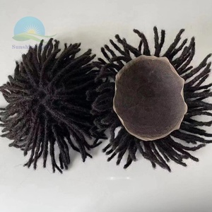 100 perruques en <span class=keywords><strong>cheveux</strong></span> humains pour Afro-Américains, <span class=keywords><strong>coupe</strong></span> en bol, fabrication de dreadlocks, tresses, toupet pour hommes, <span class=keywords><strong>cheveux</strong></span> indiens Remy, dentelle de 6 pouces - Product Image 5