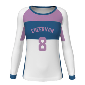 Bayan Allover baskılı voleybol formalar yüceltilmiş uzun kollu voleybol gençlik için giymek - Product Image 3