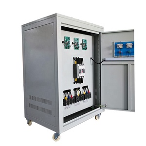 Régulateur <span class=keywords><strong>de</strong></span> <span class=keywords><strong>tension</strong></span> automatique triphasé à économie <span class=keywords><strong>d</strong></span>'énergie SBW-150KVA 50/60Hz Protection haute <span class=keywords><strong>tension</strong></span> 98% <span class=keywords><strong>d</strong></span>'efficacité >5M Isolation - Product Image 1