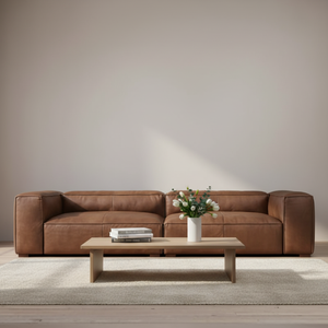 Hakiki deri oturma odası mobilya kanepeler amerika bulut kanepe kahverengi ısmarlama lüks Vintage kesit salonu kanepe çağdaş - Product Image 2