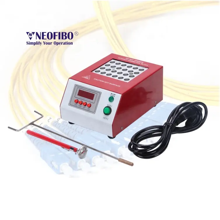 Neofibo OFO-24D Digital Type Field Fiber Optic Oven Optical Connector Ferrule Epoxy Curing Oven for Patchcord Production