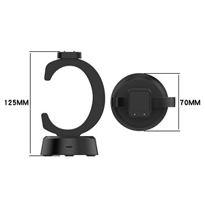 Support de charge en forme de C Forwelleny avec câble de charge USB-A pour montre connectée <span class=keywords><strong>Huawei</strong></span> Band 11 Pro et <span class=keywords><strong>Honor</strong></span> Band <span class=keywords><strong>10</strong></span> - Product Image 4