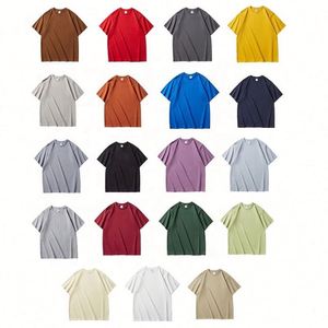 Camiseta de Hombre de Alta Calidad, 240 g/m², 100% Algodón, Talla Grande, Estampada, Bordada, Lisa, con Etiqueta Personalizada - Product Image 2
